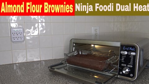 Almond Flour Brownies, Ninja Foodi Dual Heat Air Fry Oven Recipe