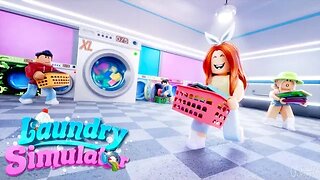 Roblox - Laundry Simulator Gameplay