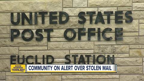 Reports of mail theft on the rise in Tampa Bay area
