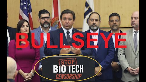 Gov Ron DeSantis Signs anti-Censorship law to Stop Censorship by Big Tech Social Media Outlets