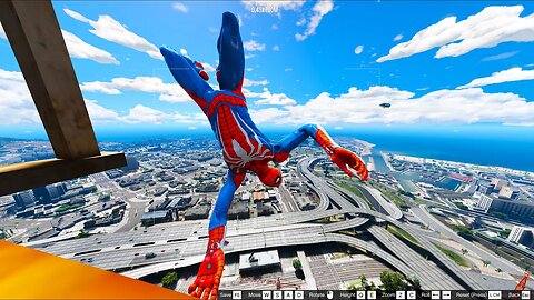 GTA 5 Spiderman Epic Stunts/Fails/Ragdolls with Winfrey Gaming Ep. 90 spider man funny moment)