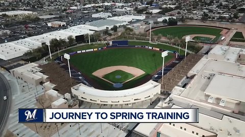 TODAY'S TMJ4's Delaney Brey makes the long journey to Brewers Spring Training