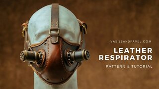 How to Make a Leather Respirator Mask (PDF Pattern)