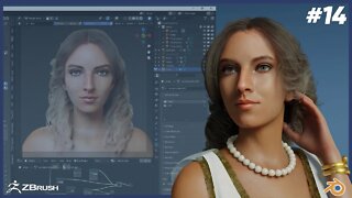 Aphrodite | how to create 3d realistic Character for animation | Part 14 | Blender tutorial