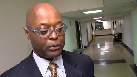 Milwaukee County Sheriff Earnell Lucas speaks about his injury