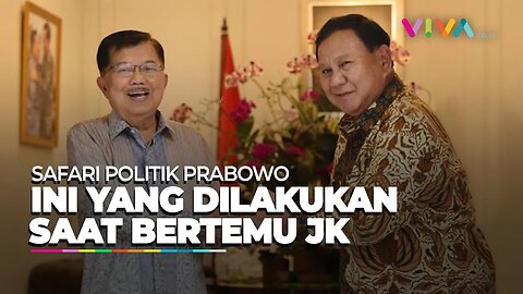 Momen Jusuf Kalla Menyambut Hangat Prabowo Subianto