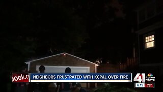 Neighbors frustrated with KCPL over fire