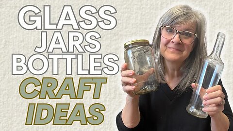 Make Your Boring Old Glass Jars And Bottles Look Fabulous With This Fun And Easy Idea!