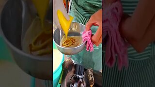 Vietnamese SAD Pan cakes Street Food #shorts #foodie