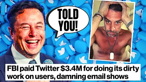 FBI Paid MILLION To Twitter To Censor Americans | Proof They LIED About The Hunter Biden Story