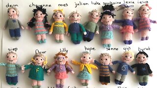 School Teacher Knits Dolls Of Her Students