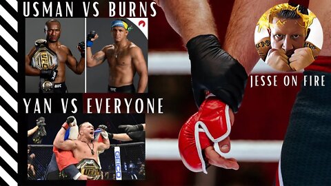 USMAN vs BURNS POST UFC 251 PREVIEW // DANA CONFIRMS JESSE'S CONTENTION // YAN & 135 DIVISION