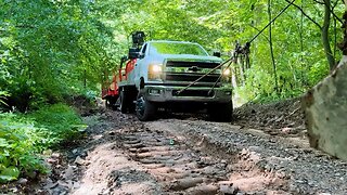 Insane Off Road Trucking in PA Forest!