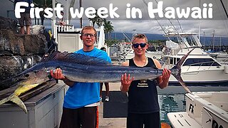 First week on Hawaii (fishing and having fun) -big island