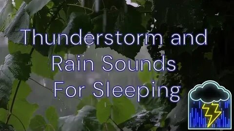 Thunderstorm Rain Sounds | Fall Asleep in Under 5 Minutes