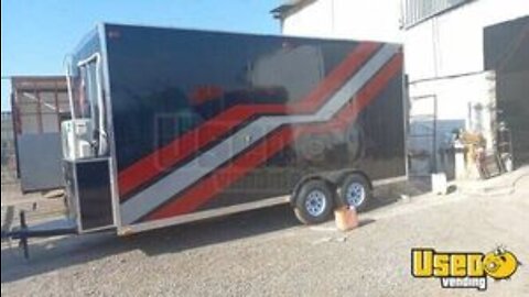 Brand New 2022 - 8' x 18' Kitchen Food Trailer with Pro-Fire Suppression for Sale in Utah