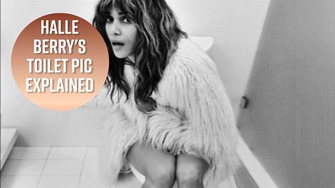 Jimmy Kimmel grills Halle Berry about that toilet pic