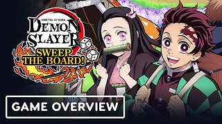 Demon Slayer - Kimetsu no Yaiba- Sweep the Board! - Official Game Overview Trailer