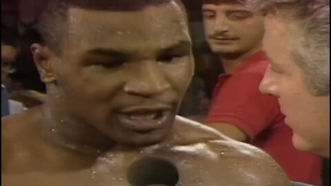 Mike Tyson knocks out Marvis Frazier in 30 seconds in 1986