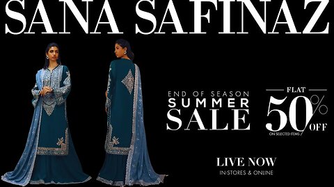 Sana Safinaz Summer Sale by Nadia Salaar