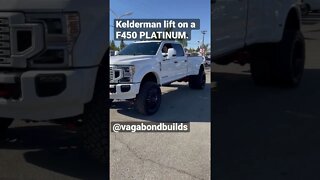 Kelderman Lift F450 Platinum @Kelderman Manufacturing #fordf450 # #platinum vagabondbuilds