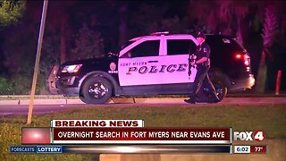 Police conduct intense search in Fort Myers on Evans Avenue
