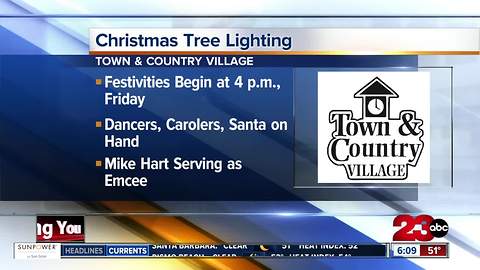 Christmas Tree Lighting at Town & Country Village