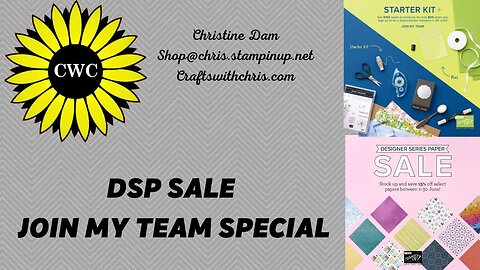 Last Chance to Save at the DSP Sale! Join My Team Special - Only 2 Days Left!