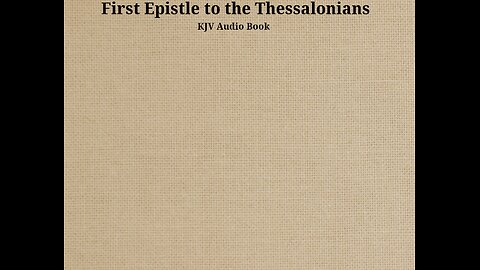 I Thessalonians - Ch 4 - KJV