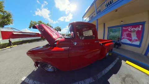 1957 Chevy Pickup - Old Town - Kissimmee, Florida #chevytrucks #carshow #insta360
