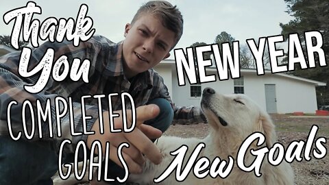 NEW YEAR!!!/ NEW GOALS/ Completed Goals/ THANK YOU to Our Patrons!!!