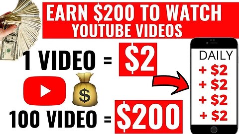 Earn $2.46 Just by Watching Video (Make Money Online For Free)