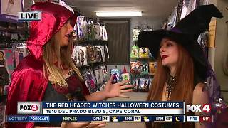 Halloween costume preview at Red Headed Witches in Cape Coral