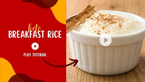 Keto Breakfast Rice