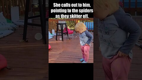 Dog Saves Girl From Spider #shorts