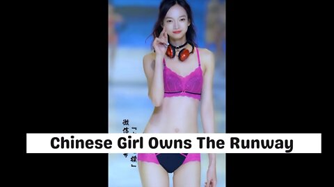 Chinese Girl Owns The Runway