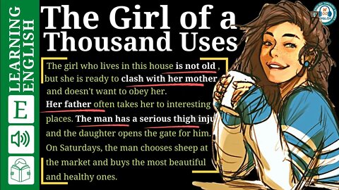 learn english through stories level 2 🍁 The Girl of a Thousand Uses