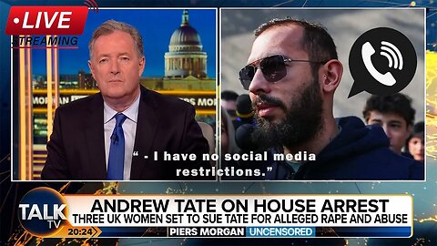 Andrew Tate BACK On Piers Morgan Uncensored (NEW UPDATES)