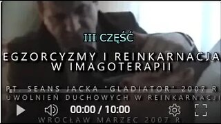 SEANS UWOLNIEŃ DUCHOWYCH- JACEK- GLADIATOR EGZORCYZMY I REINKARNACJA /2007©TV - IMAGO