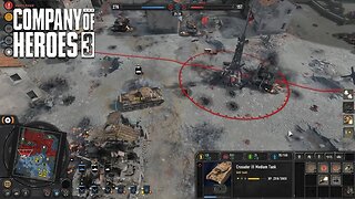 COMPANY OF HEROES 3 - 3v3 - Unranked - British Forces Gameplay - Coordinated Retaliation - 9