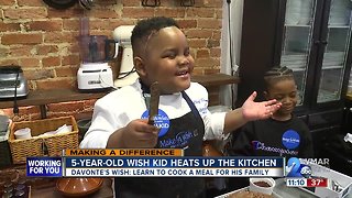 5-year-old chef heats up Baltimore kitchen