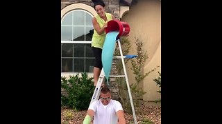 Wife puts new spin on gender reveal for husband