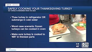 Key tips for a safe Thanksgiving meal