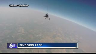 Boise man goes skydiving for 90th Birthday