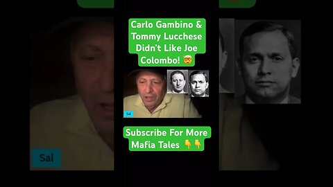 Carlo Gambino & Tommy Lucchese Didn’t Like Joe Colombo! 🤯 #mafia #hitman #boss #hit