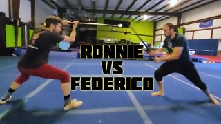 Ronnie Shalvis VS Federico Berte - Sword Fight