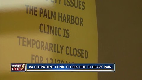 Bay Pines VA outpatient clinic in Palm Harbor temporarily closed due to damage from severe weather