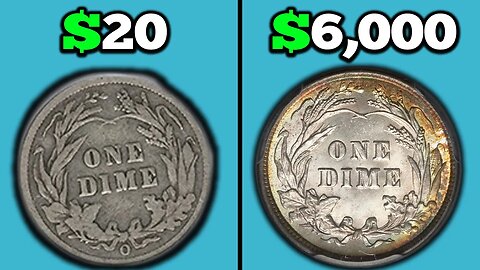 1900 Silver Barber Dimes Worth Thousands of Dollars!