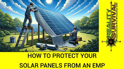 How To Protect Your Solar Panels From An EMP! Easy DIY Project.