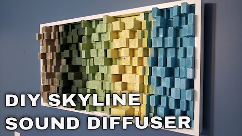Building a Skyline Sound Diffuser - Improve Audio Quality